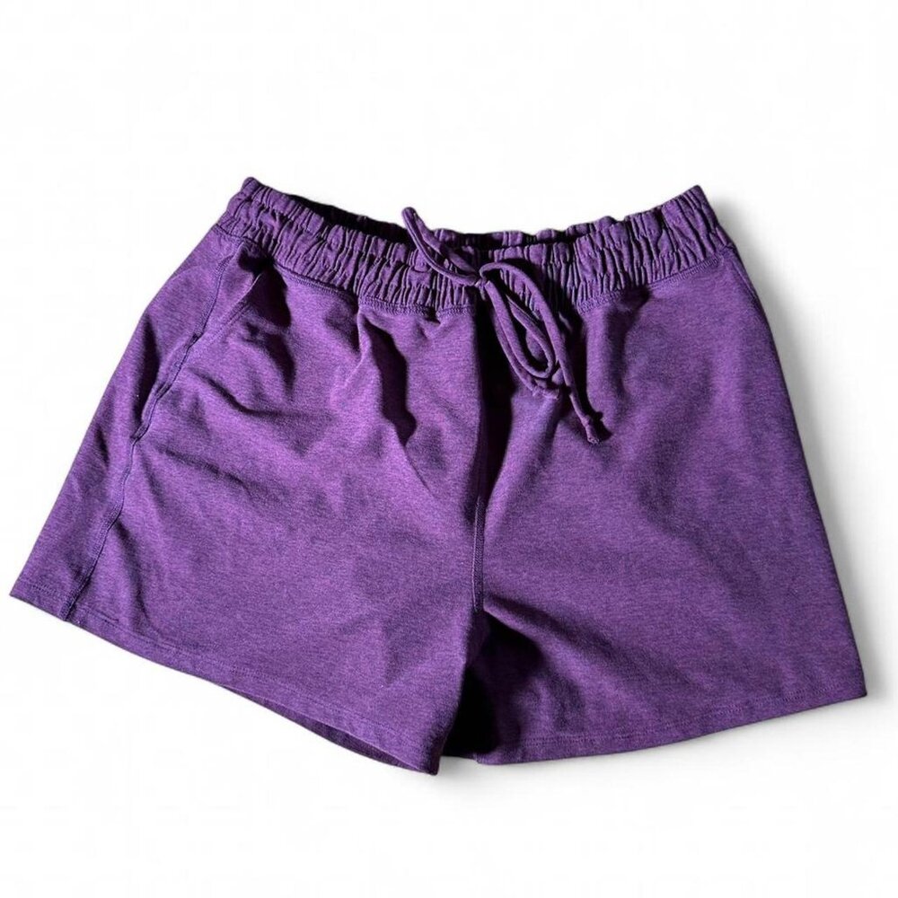 Interval Maroon Fleece Sweat Short Size Large